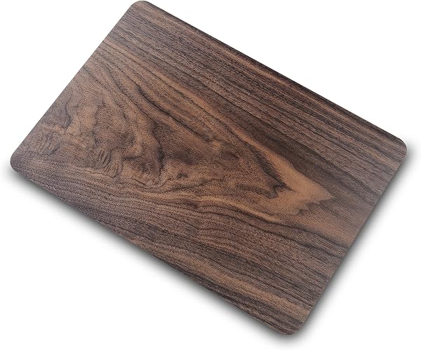 KECC Compatible with MacBook Pro 13 inch Case 2020-2025, 2016-2019 Release M2 M1 A2338 A2289 A2251 A2159 A1989 A1706 A1708 Plastic Hard Shell Case, Walnut Wood - 5