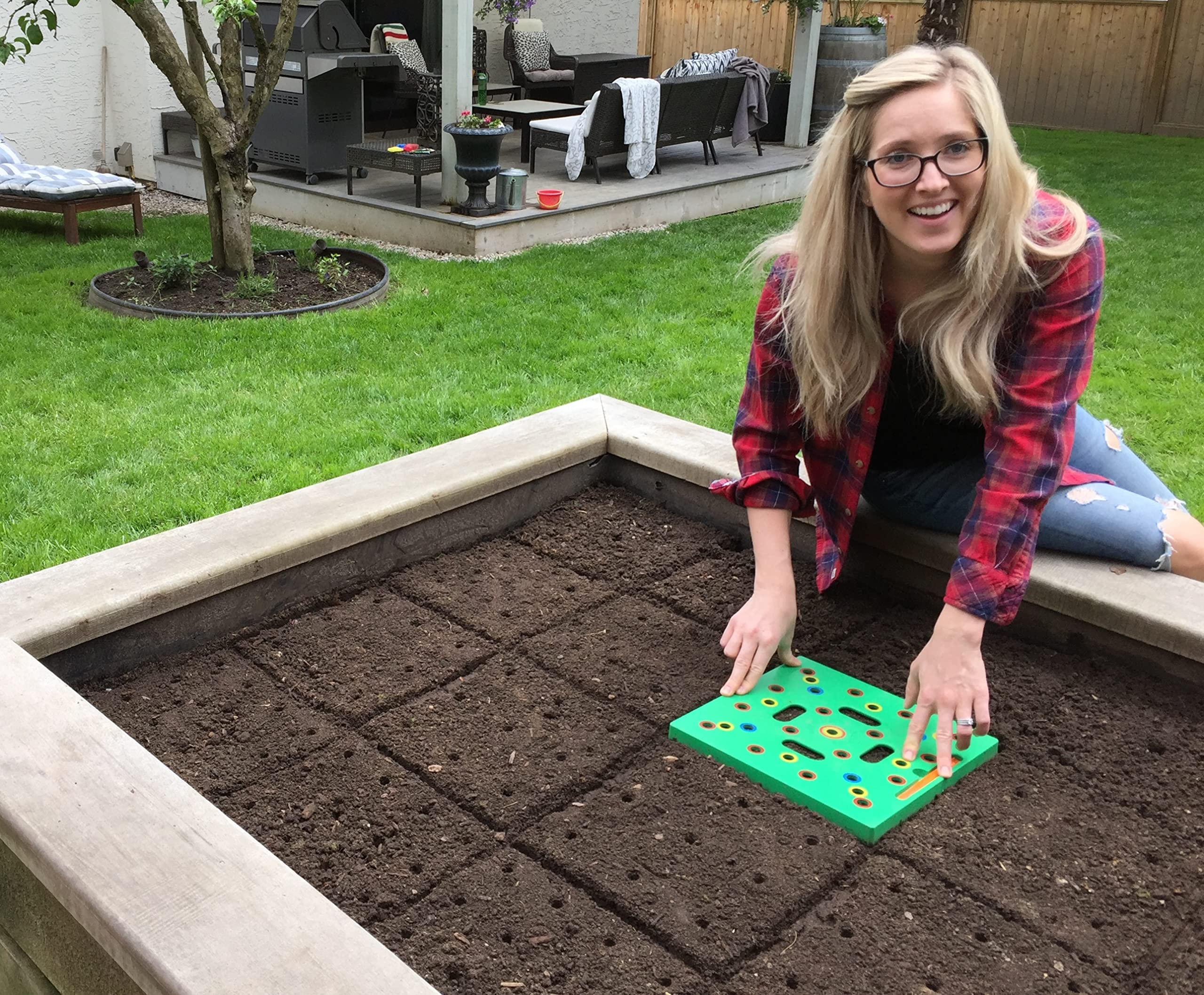 Buy Seeding Square Square Foot Gardening Template Seed Sowing Tool Buy Seeding Square Square Foot Gardening Template Seed Sowing Tool