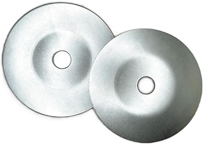Kit de flanges de segurança para rodas de polimento Airway Pro-Graad, aço galvanizado, furo de 15,9 mm, 2 peças