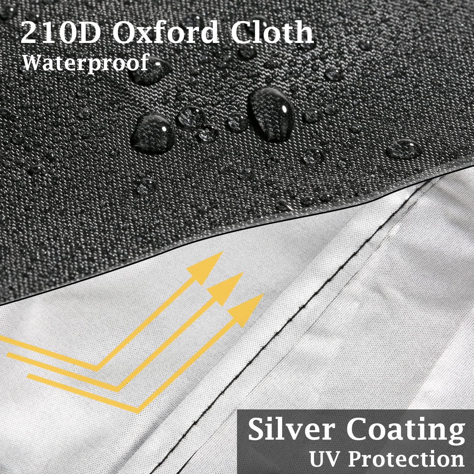 SHINING HOUSE Housse De Protection Pour Tondeuse à Gazon 210D En Tissu Oxford Pour Tondeuse à