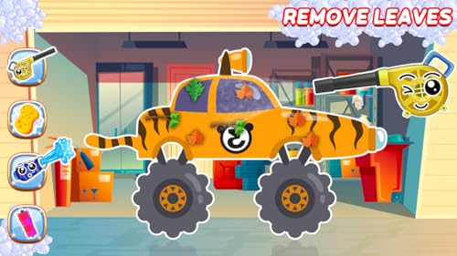 Preschool Kids Auto Car Wash - Workshop Services Games