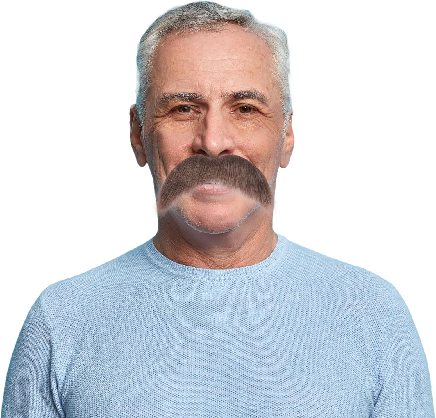 Self Adhesive Fake Mustache Costume Facial Hair Halloween Novelty Stick On Fake Beard