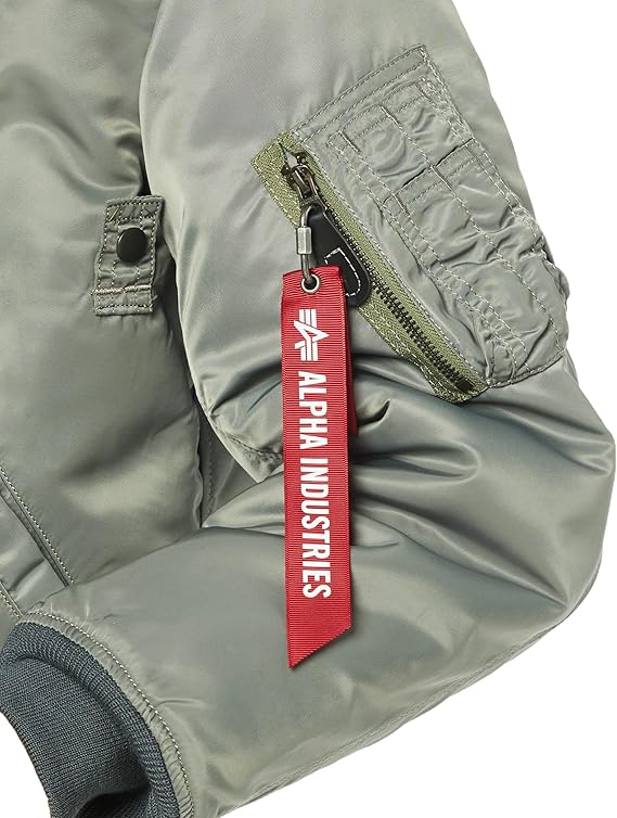 Alpha Industries MA-1 Vintage DOBBS TA1544 Men's Outerwear, V.GRAY