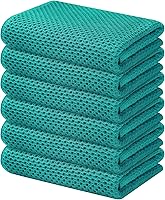 Vista 138 de Kitinjoy - Paños de cocina de 100 % algodón, tela de tejido gofrado, paño de limpieza ultrasuave, absorbente y de secado rápido.