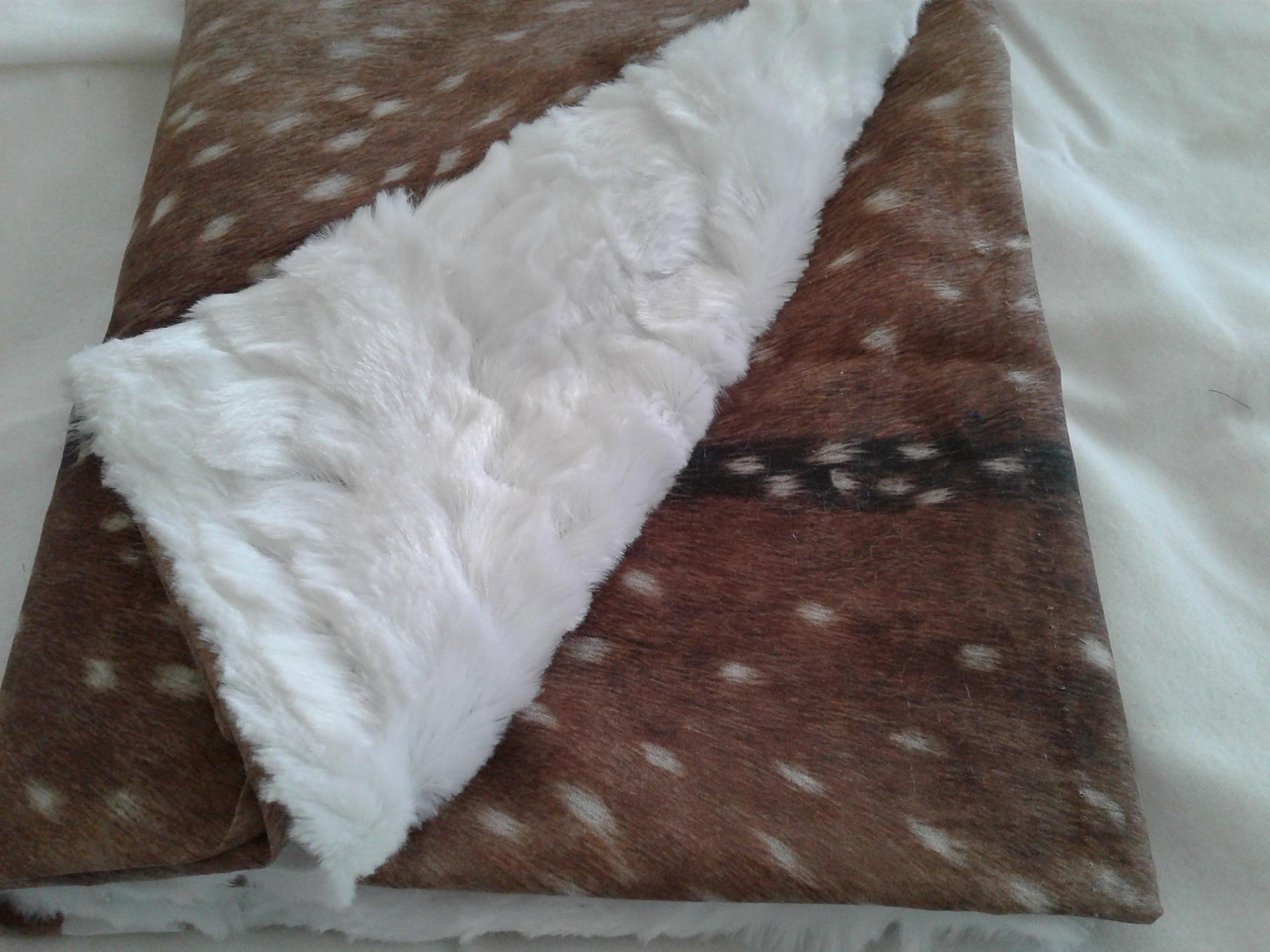 Deer Skin Brown Baby Blanket