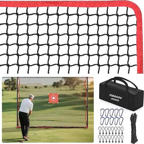 Miniatura 8 de Red de práctica de golf, barrera de red multideportiva resistente de 10 pies 15 pies 20 pies 25 pies Red de golf para garaje, ideal para patio