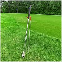 Vista 9 de El soporte para palos de golf en forma de V mantiene tus palos limpios, secos y visibles, soporte para palos de golf hecho de acero inoxidable