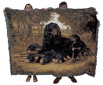 Pure Country 1141-T Gordon Setter Pet Blanket, Various Blended Colorways, 53 by 70-Inch