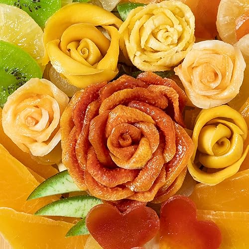 Miniatura 14 de Bandeja de regalo de frutas secas que se convierte en cesta. Caja de aperitivos gourmet saludables. Bandeja de comida para vacaciones Bonnie & Pop