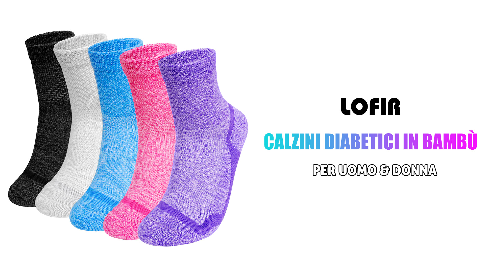 Calzini Diabetici Donna Bambù Hugh Ugoli Calzini Diabetici Hugh