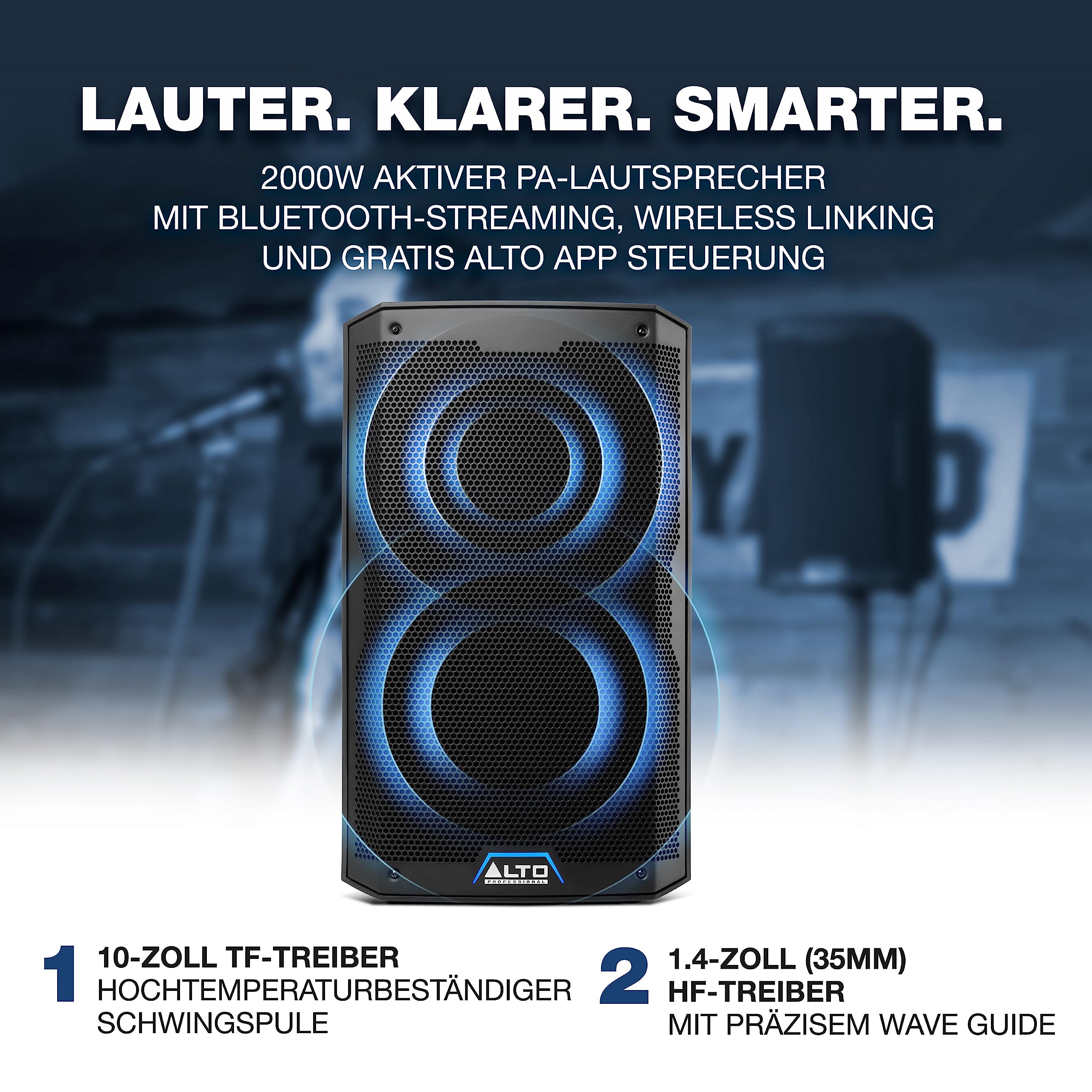 Denon DJ SC LIVE 4 und 2x Alto Professional TS410 - Standalone DJ-Controller, 4-Kanal Mixer, WLAN, Lautsprecher und 2x 2000W 10" Aktiver PA-Lautsprecher mit 3- Kanal Mixer, Bluetooth-Streaming und DSP