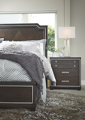 Miniatura 3 de Signature Design by Ashley Aniela - Lámpara de mesa minimalista, 2 unidades, 29.5 pulgadas, acabado plateado