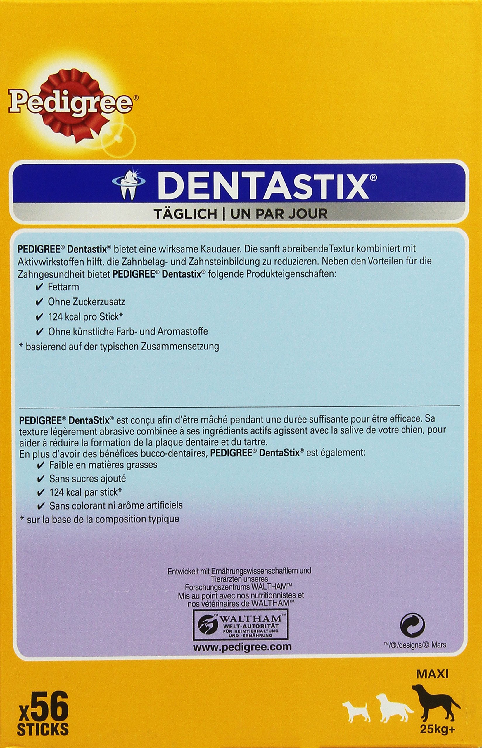 PEDIGREE DentaStix Lot de 56 friandises pour Grands Chiens (1 x 2,16 kg)