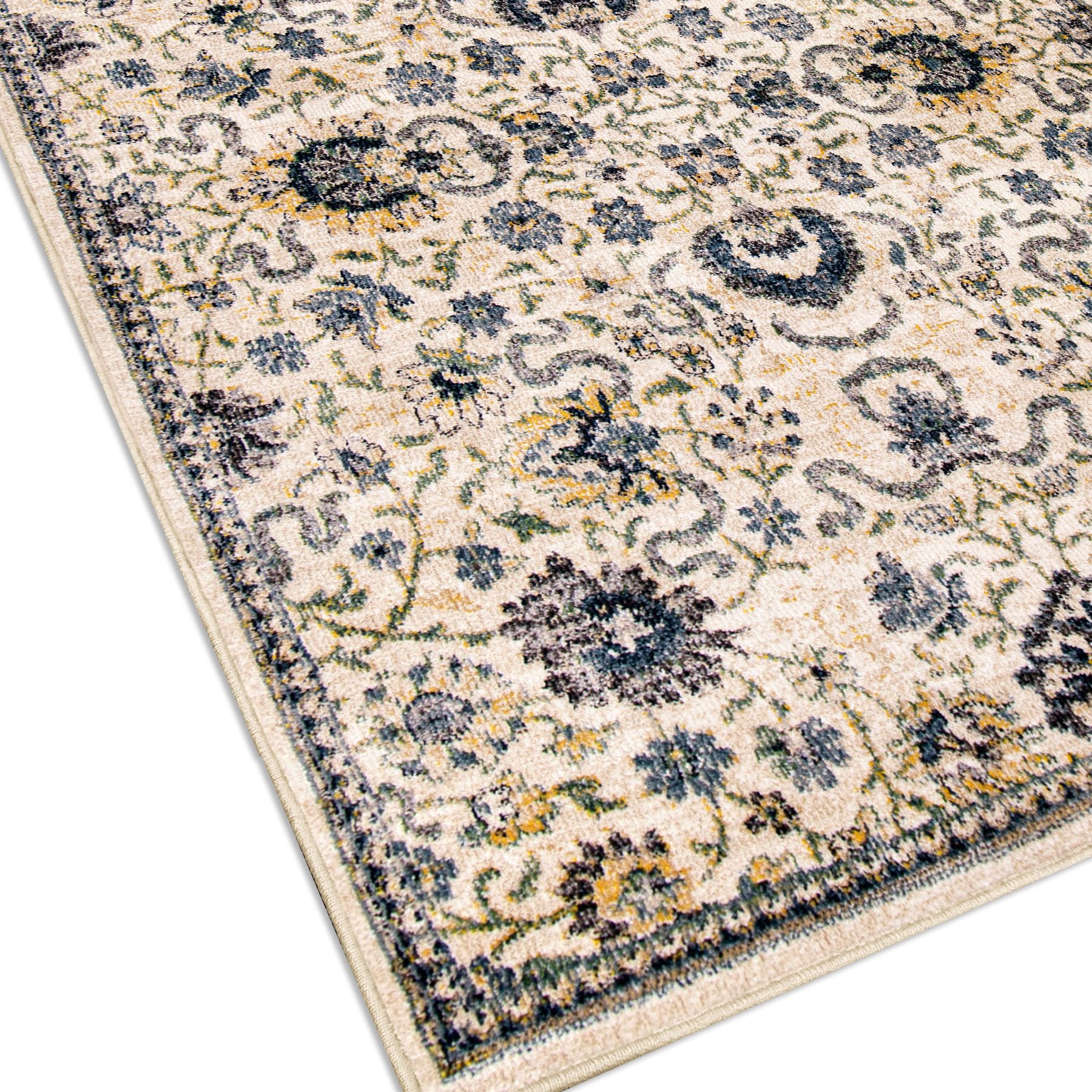 Amazon.com: Orian Rugs Ascot Olivia Area Rug, White, 5' x 7' : Home ...