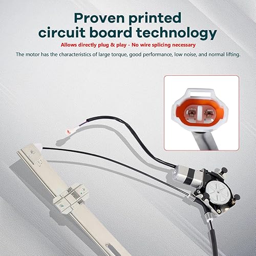 Miniatura 5 de FINDAUTO Elevalunas eléctrico con motor delantero izquierdo lado del conductor se adapta a 1999-2005 para Suzuki Grand Vitara 2002-2006 para Suzuki