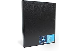 Black Hardbound Sketch Book for Art Enthusiasts