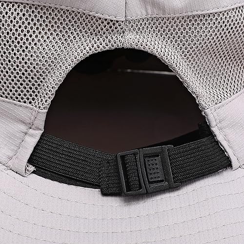 Miniatura 8 de Sombrero de verano para mujer, sombrero de playa de ala ancha, sombrero de protección UV, sombrero plegable de malla fresca para cola de caballo