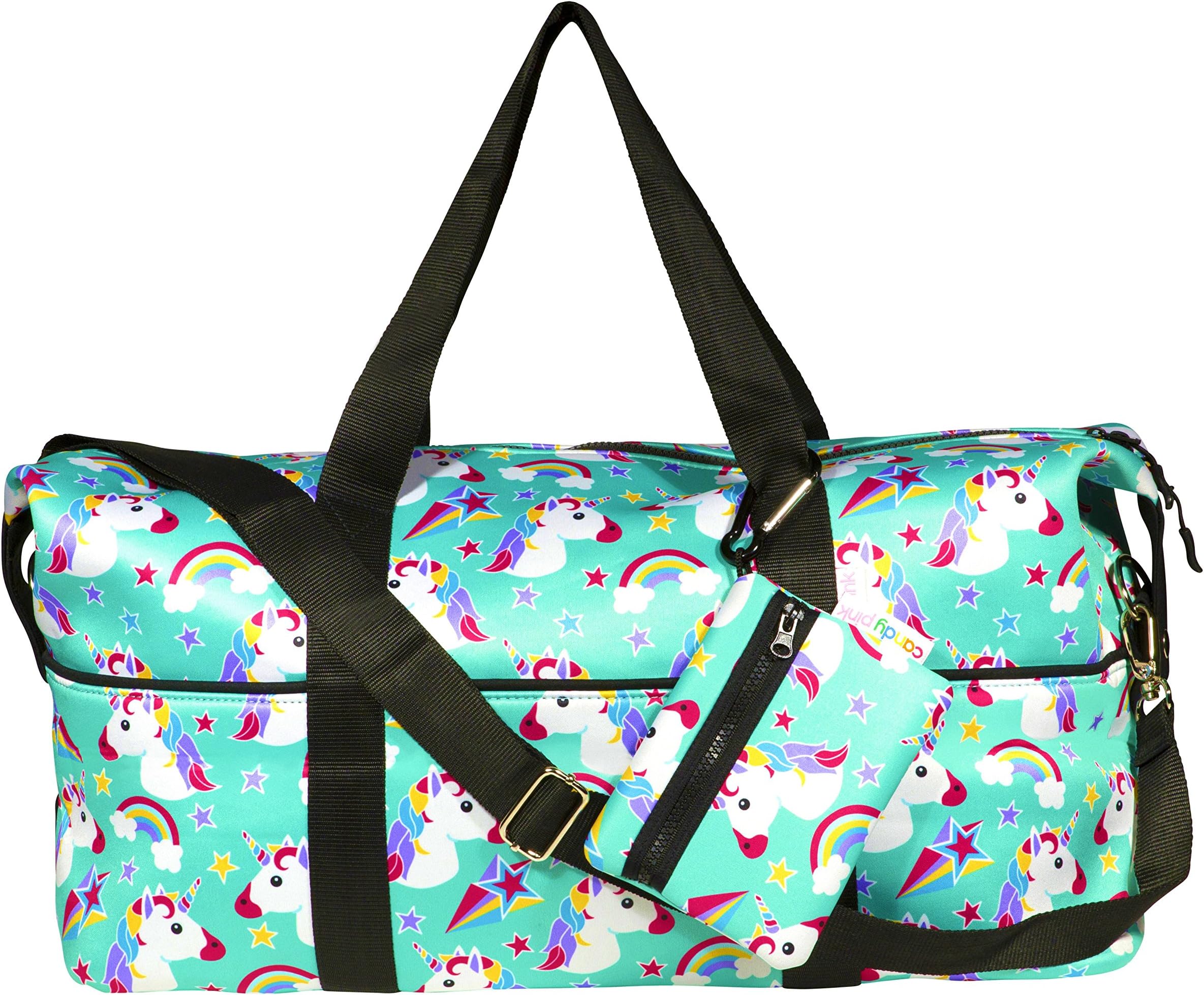 Candy Pink Duffel Bag (One_Size, Unicorn)