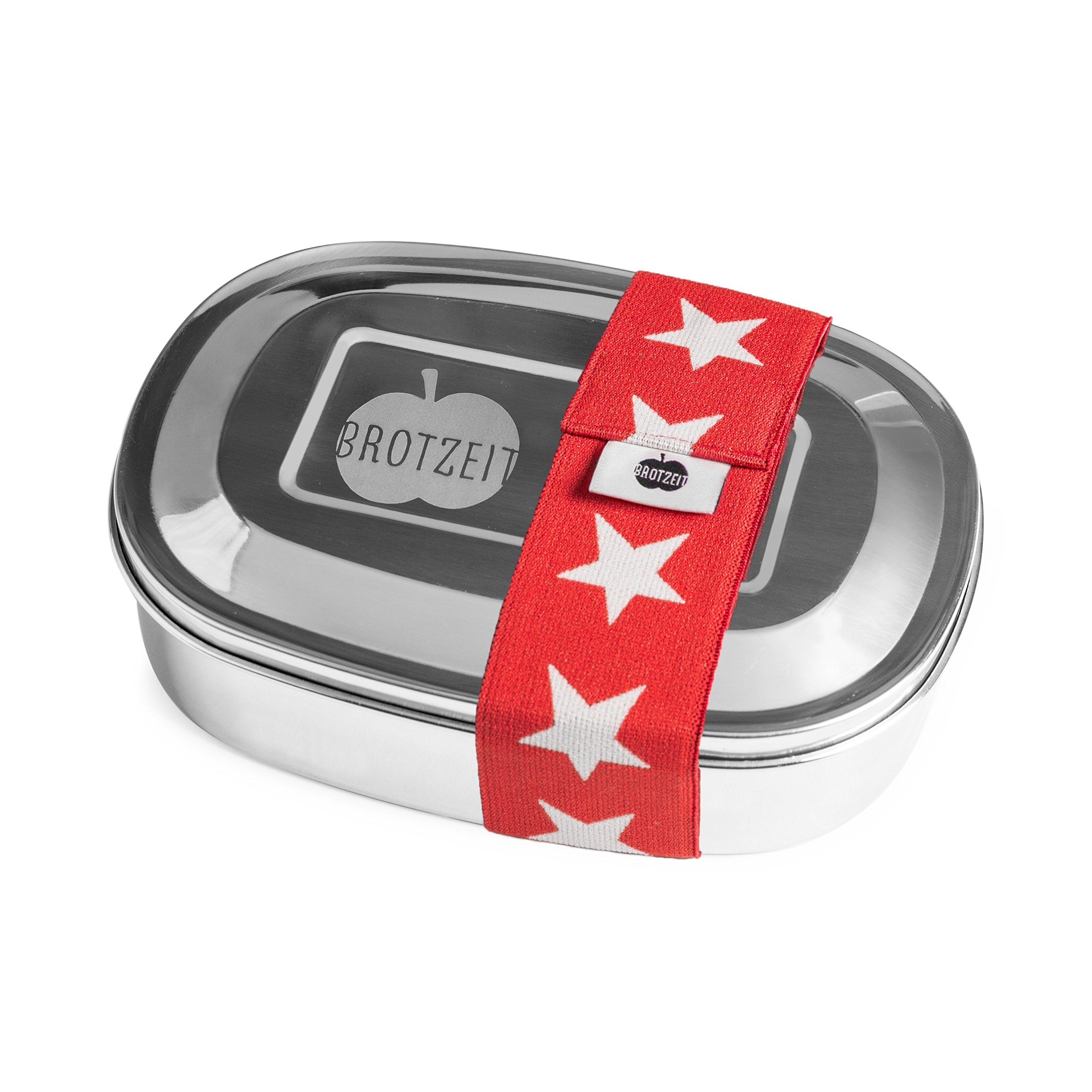Brotzeit 2in1 Lunchbox Aus Edelstahl – 18x13x5 Cm, Lebensmittelecht, Spülmaschinenfest