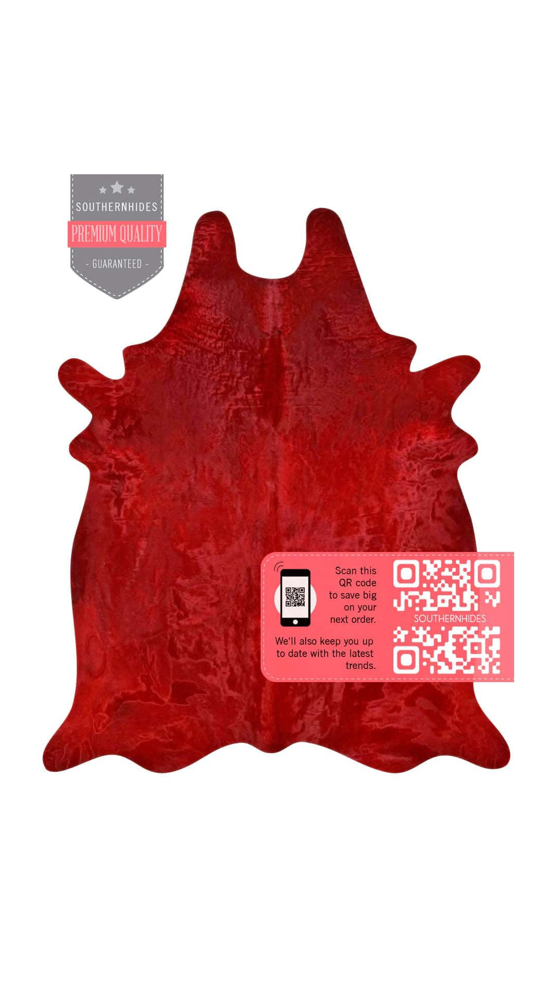 Red Cowhide Rug • Make a Bold Statement in Many WaysAmazon.inAppstore