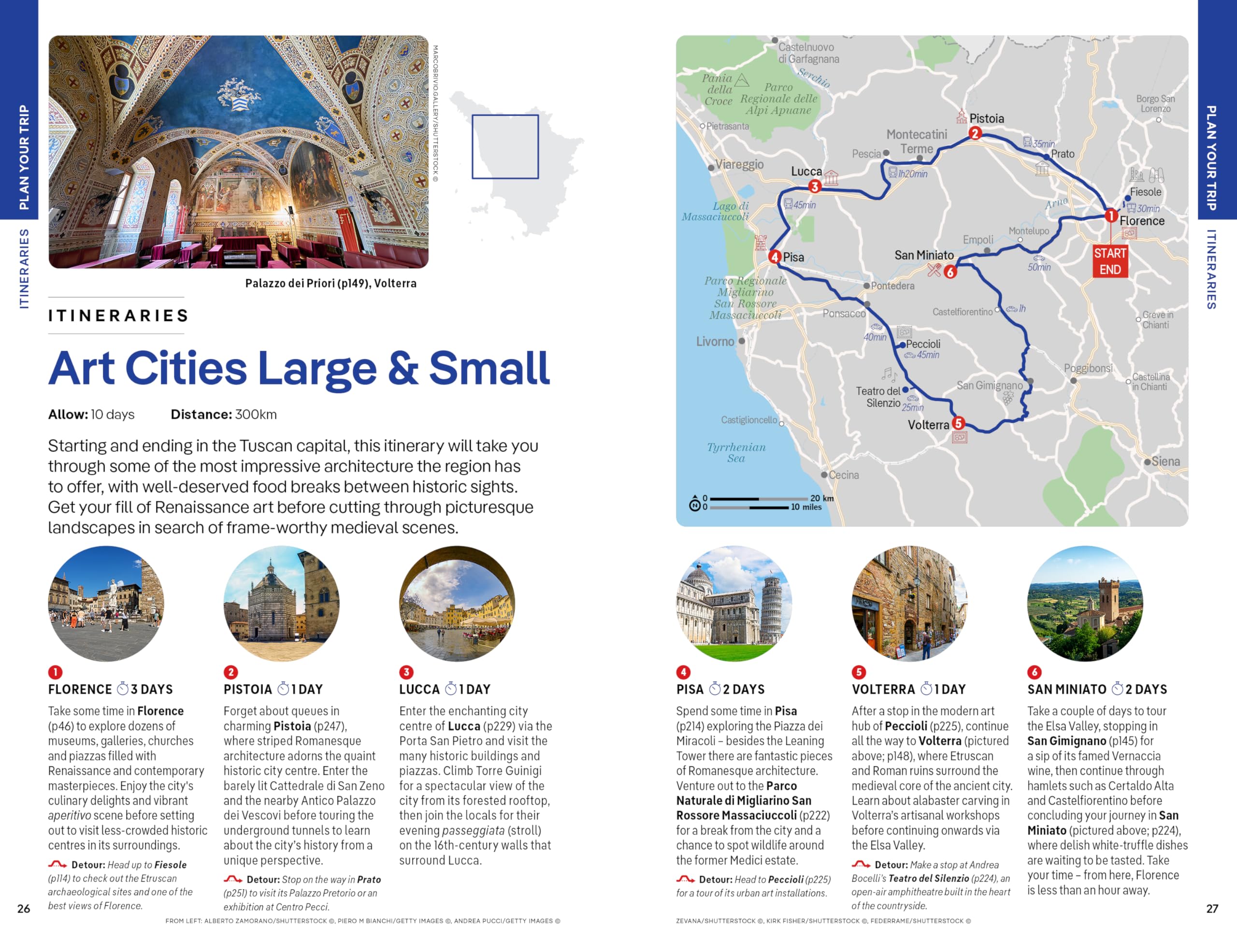 Florence & Tuscany 14ed -anglais-: Detailed Itineraries Travel Like a Local Insider Tips Covers Florence, Siena, Pisa, Elba, and More