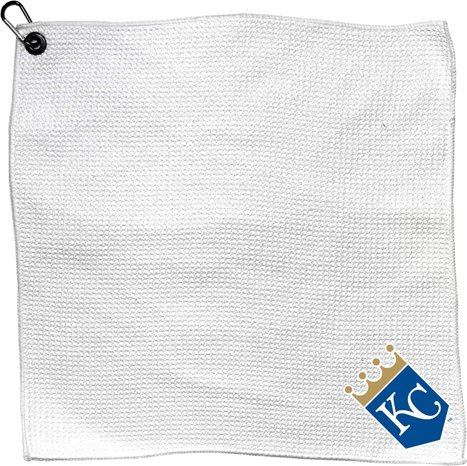 Team Golf MLB Team Golf MLB Microfiber Towel - 15" X 15" (White) with Carabiner Clip, Premium Microfiber with Deep Waffle Pockets- Superior Water Absorption and Quick Dry Golf Cleaning Towel