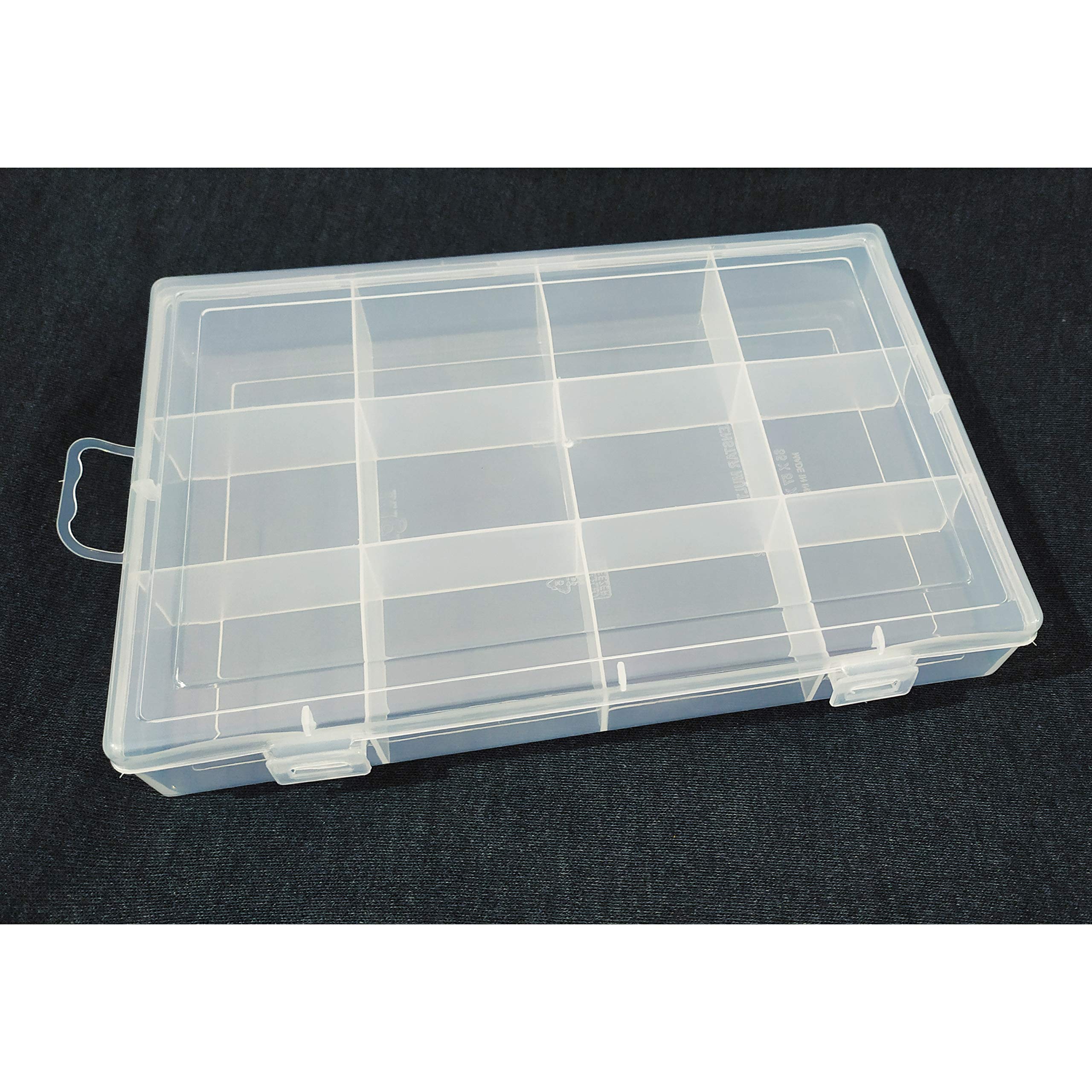 Right Large Size 12 Partition Plastic Boxes for Small Storage Things Jewellery/Dry Fruits/Stationery etc Set of 1-image-30