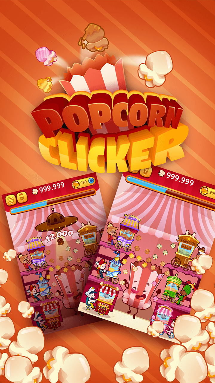 Popcorn Clicker App on the Amazon Appstore