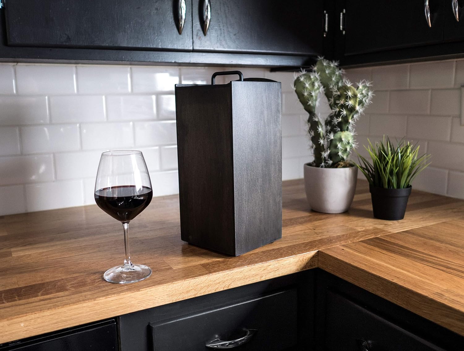 Bеѕt Dеаl Prоduсt Boxed Wine Wood Case by Winewood | Fits 3 Liter Boxes of Wine | Holder, Dispenser, Cover for Boxed Wine (Black) Blасk Frіdау - 60% оƒƒ Boxed Wine Wood Case by Winewood | Fits 3 Liter Boxes of Wine | Holder, Dispenser, Cover for Boxed Wine (Black)