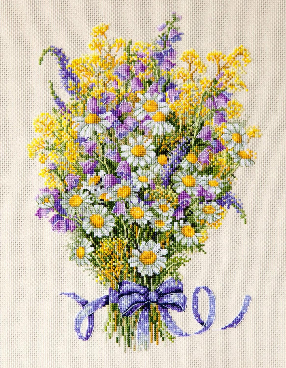 Merejka Counted Cross Stitch Kit Summer Flowers