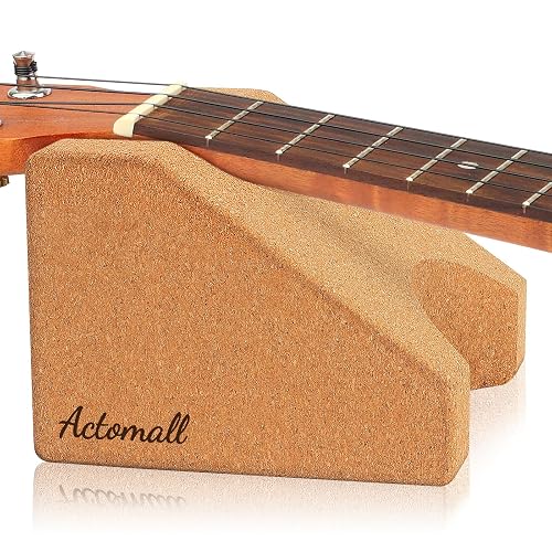 Actomall Cork Guitar Neck Rest Dual Height