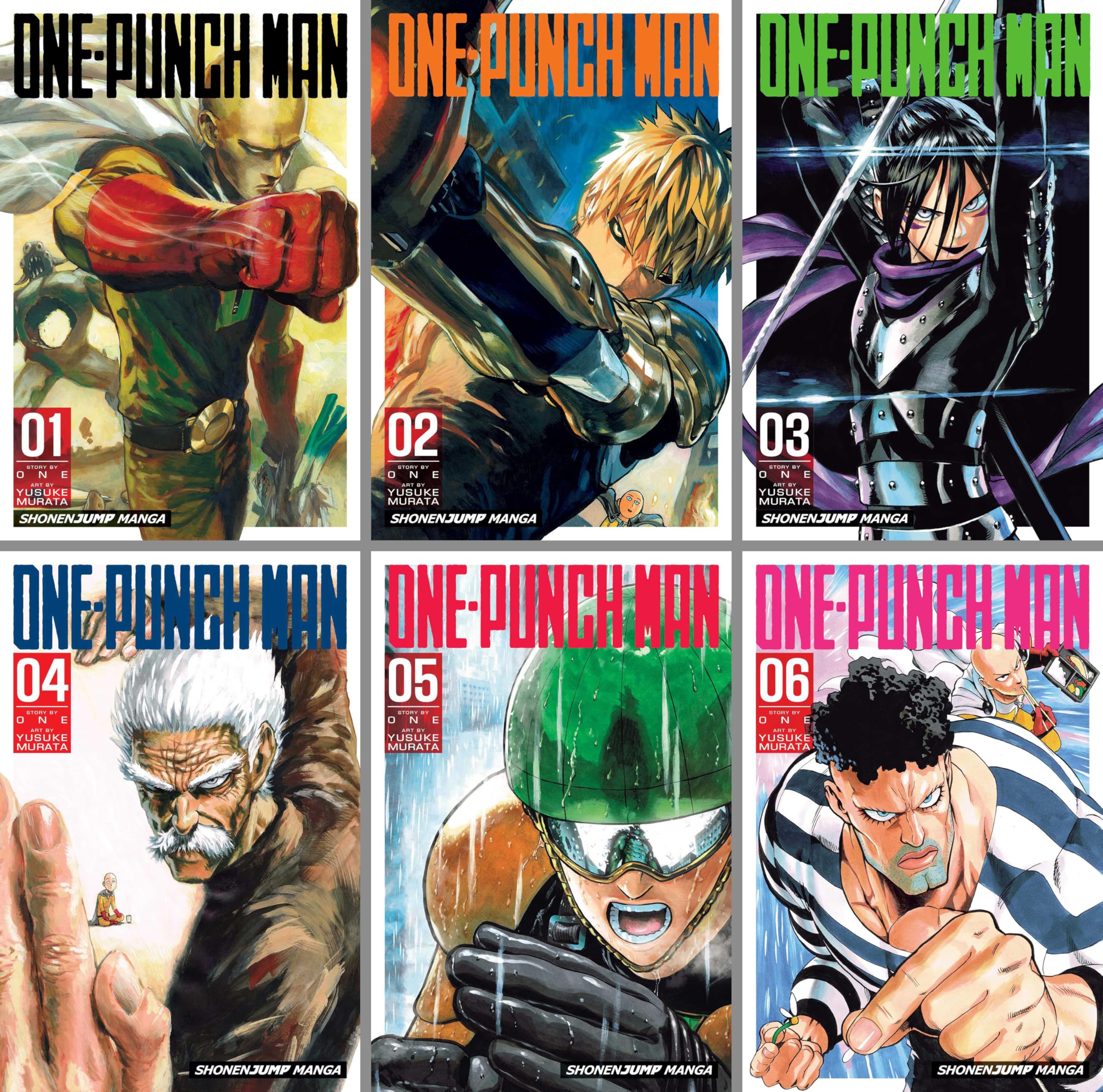 One-Punch Man Series (Vol. 1-32) Manga Set, by ONE (32 Books)