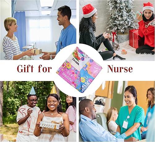 Miniatura 10 de Regalos de enfermera para mujeres, manta suave para enfermera, regalos de semana de enfermeras, regalos de agradecimiento para enfermeras, regalo de
