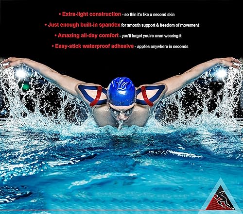 Miniatura 6 de Starktape Cinta de kinesiología a granel de 2 pulgadas. Cinta atlética terapéutica elástica de algodón original para tobilleras, muñecas, hombros,