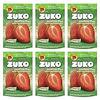 Vista 9 de Zuko Bebida instantánea en polvo naranja Paquete familiar No necesita azúcar Vitamina C 14.1 onzas (paquete de 6)