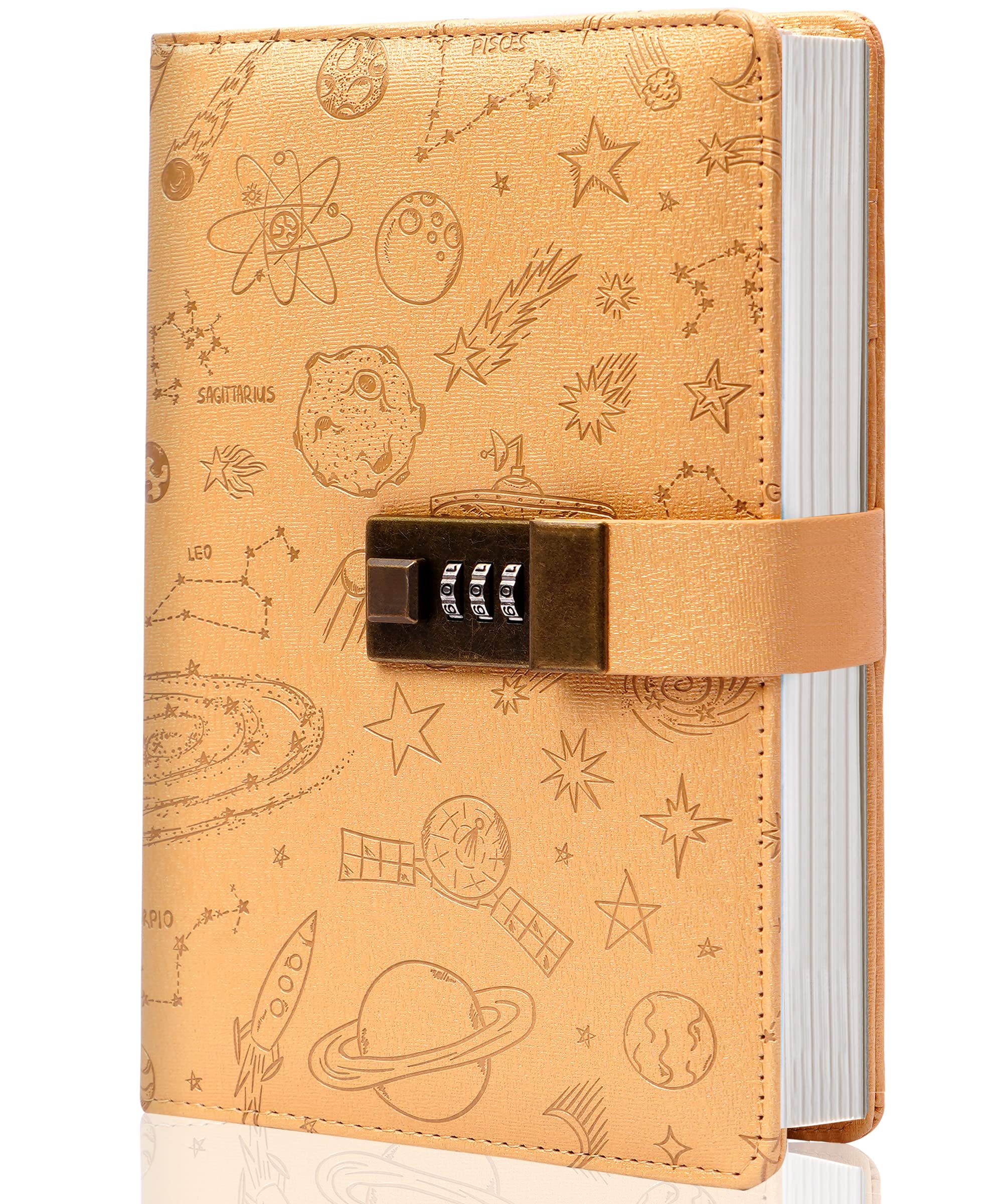 Amazon.com : Lock Diary for Girls Leather Journal with Lock