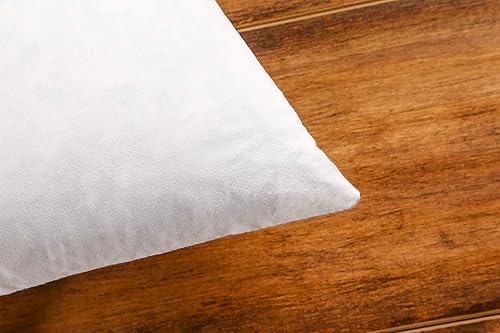 Miniatura 6 de JA COMFORTS 28 x 28 insertos decorativos de plumas (juego de 1) - 5% relleno de plumón, peso de relleno de 63 onzas, funda de algodón, cuadrado,