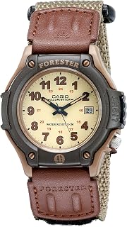 Casio FT500WC Men's Analog Watch: 100M Water Resistant, LED Light, Date Display, 3-Year Battery, Durable Nylon Band