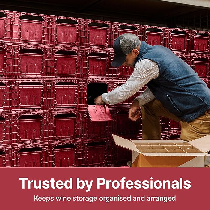 Sistema Modular de Almacenamiento de Vino Apilable, Capacidad 12 Botellas por Caja miniatura 6