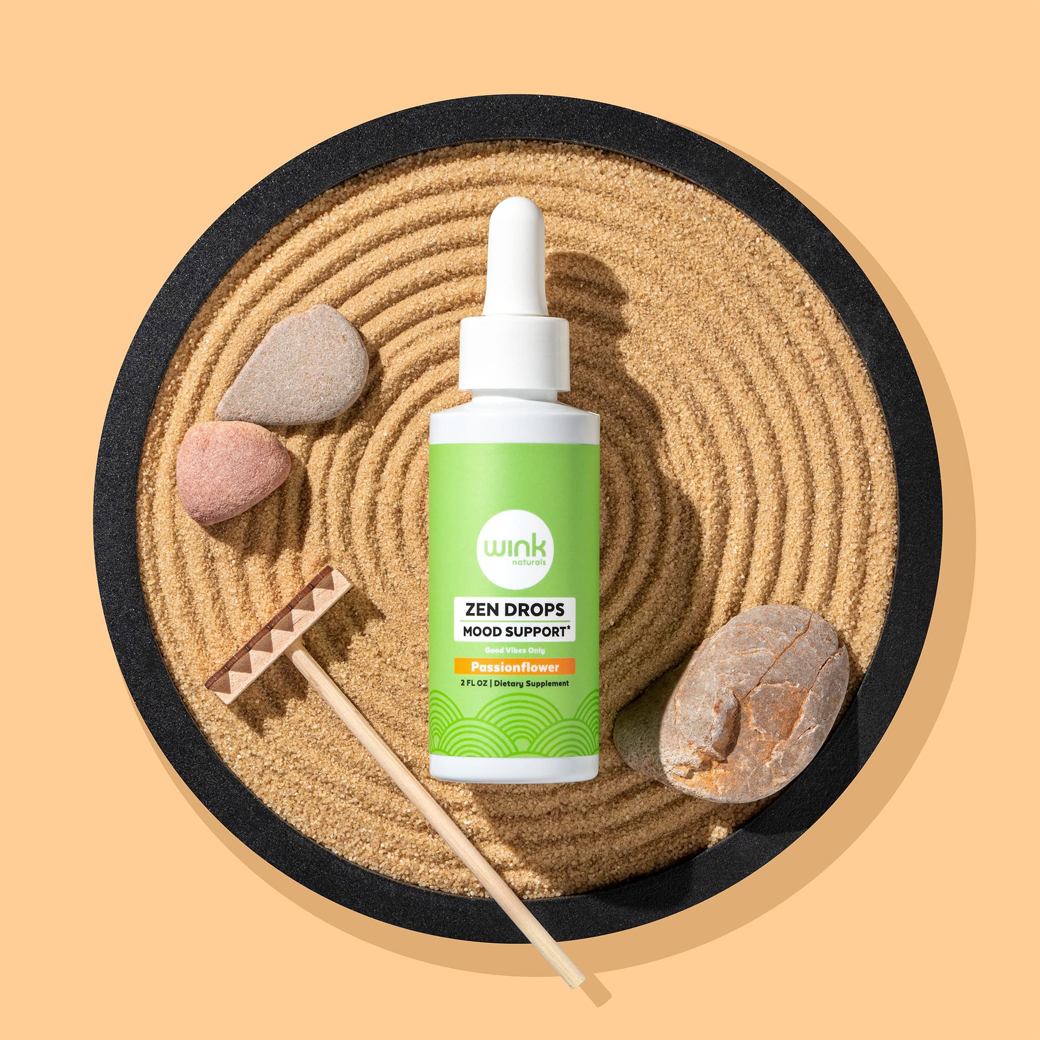 Wink Naturals Zen Drops Supplements, Natural Stress Relief and