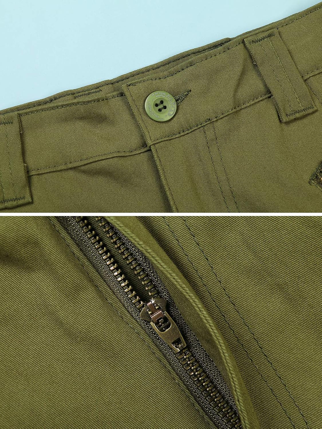 OCHENTA Cargo Pants for Women with Pockets, Casual Military Tactical Combat Outdoor Wear Army Green Size 16 - Image 5