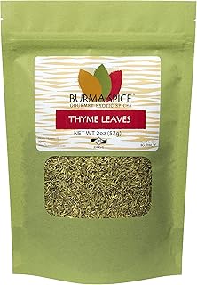 Thyme Leaves | Aromatic Herb | Ideal for Aromatizing Game Meats like Rabbit and Lamb 2 oz.