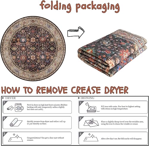 Miniatura 47 de Rugcomf Tapete para puerta interior, 2 x 3, lavable a máquina, tapete antideslizante de pelo bajo, para entrada, cocina, puerta principal, entrada