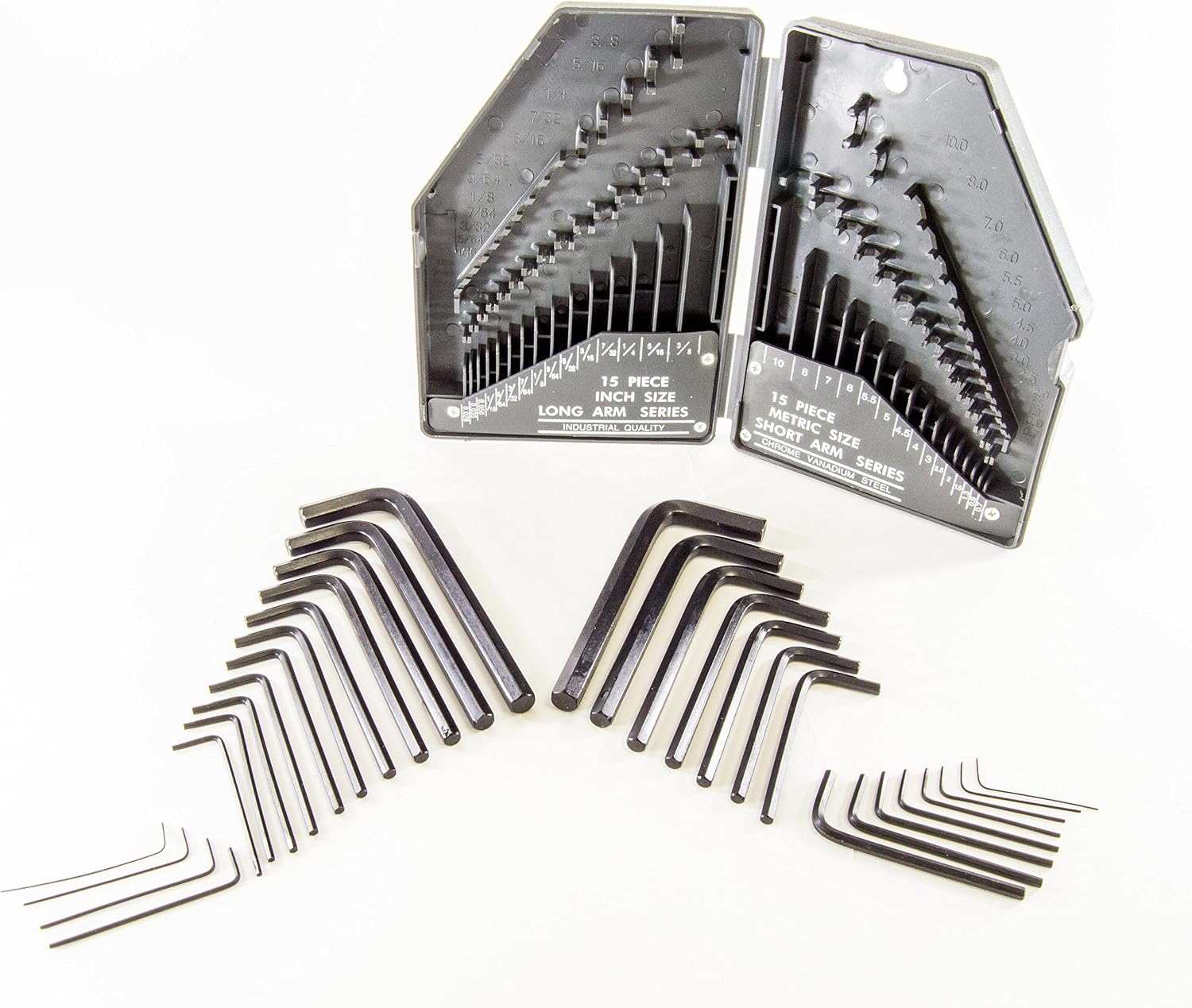 30 Piece Hex Key Wrench Set - SAE/MM by Science Purchase