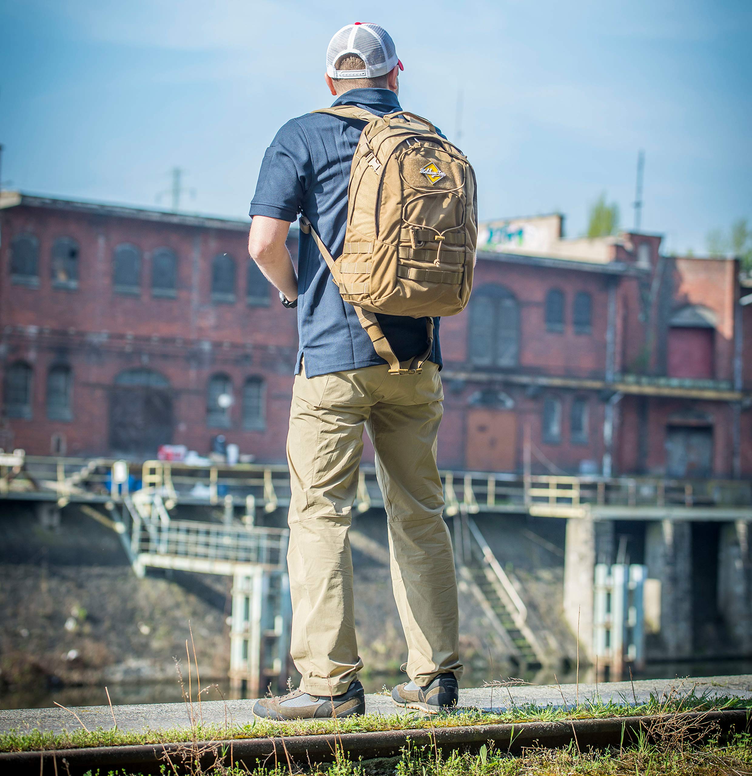 Helikon-Tex CTP Covert Spodnie taktyczne dla mężczyzn, Ripstop, lekkie, do aktywności na świeżym powietrzu, wędrówek, organów ścigania, spodnie robocze