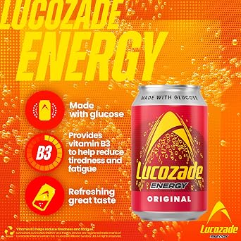 Lucozade Energy Original 330ml (Pack of 12)