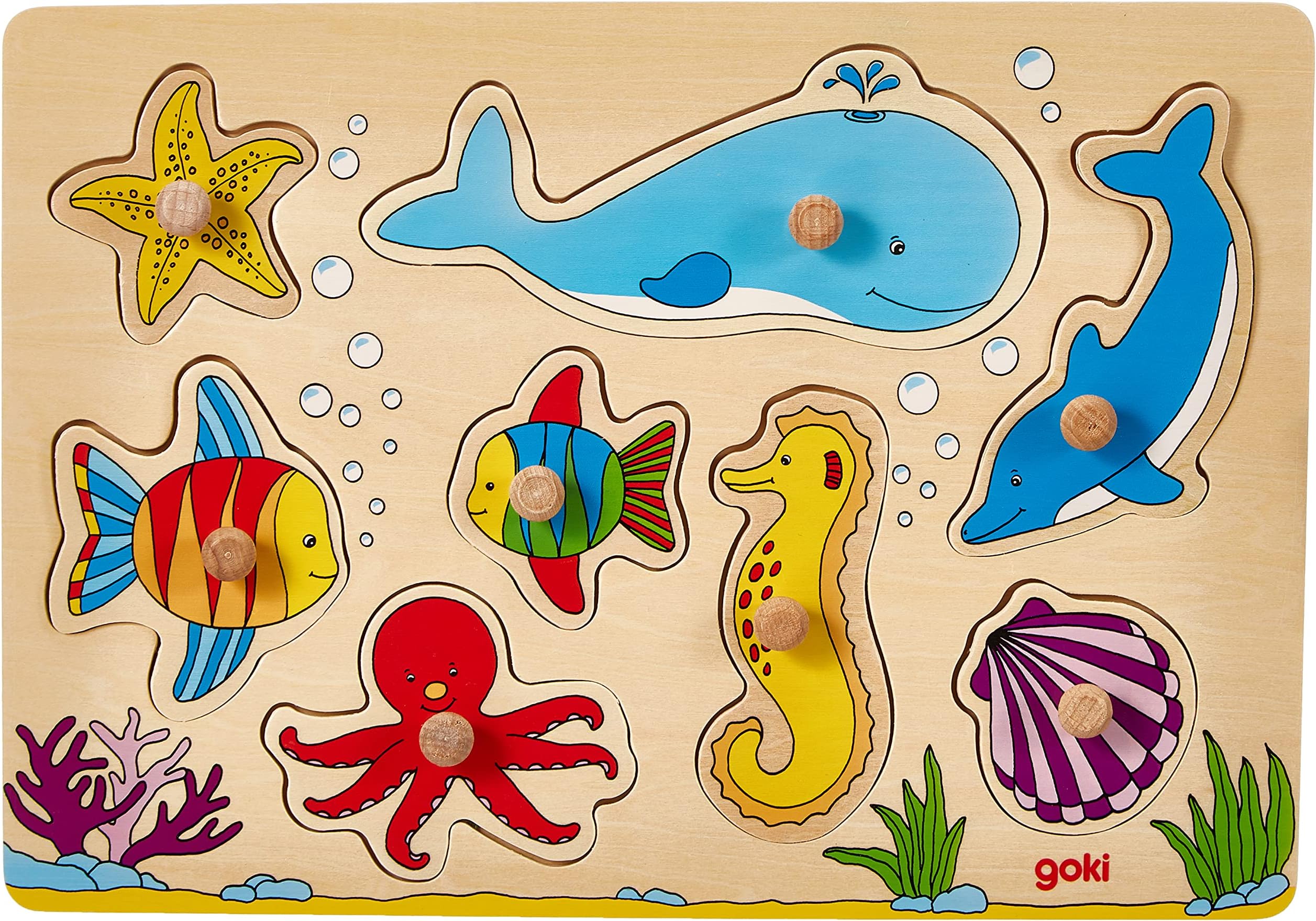 GoKi Wooden Underwater World Puzzle