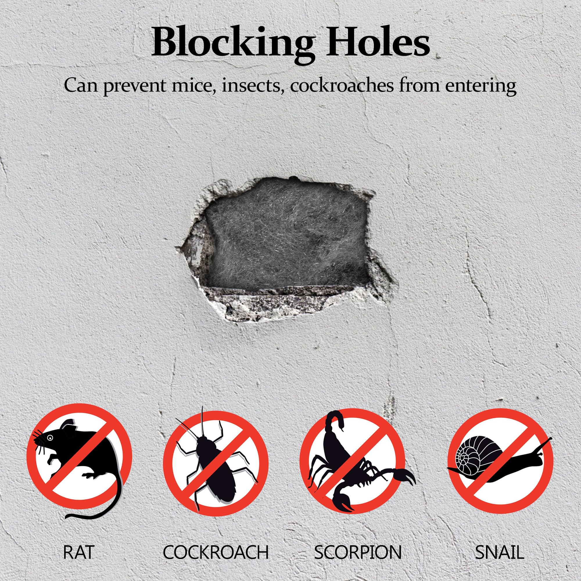 Lana D'Acciaio Grado 0000 - 5 Rotoli Da 4m Anti Topi, Per Pulizia E Protezione Da Roditori - Foto 3