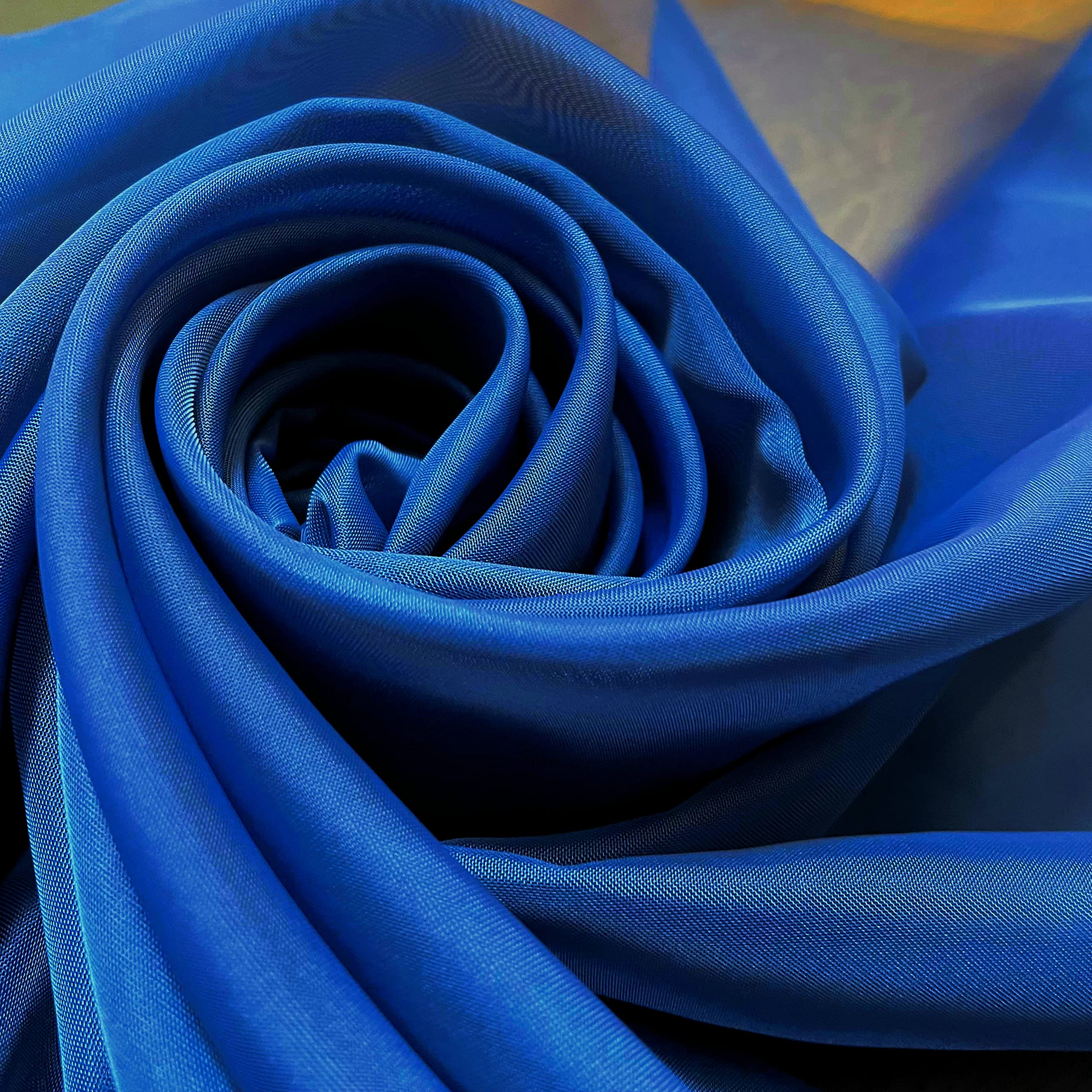 Megachest Wedding Voile Fabric 58 Inches Wide 50 Meters Long (Black, 50 Meters Long) — view 10