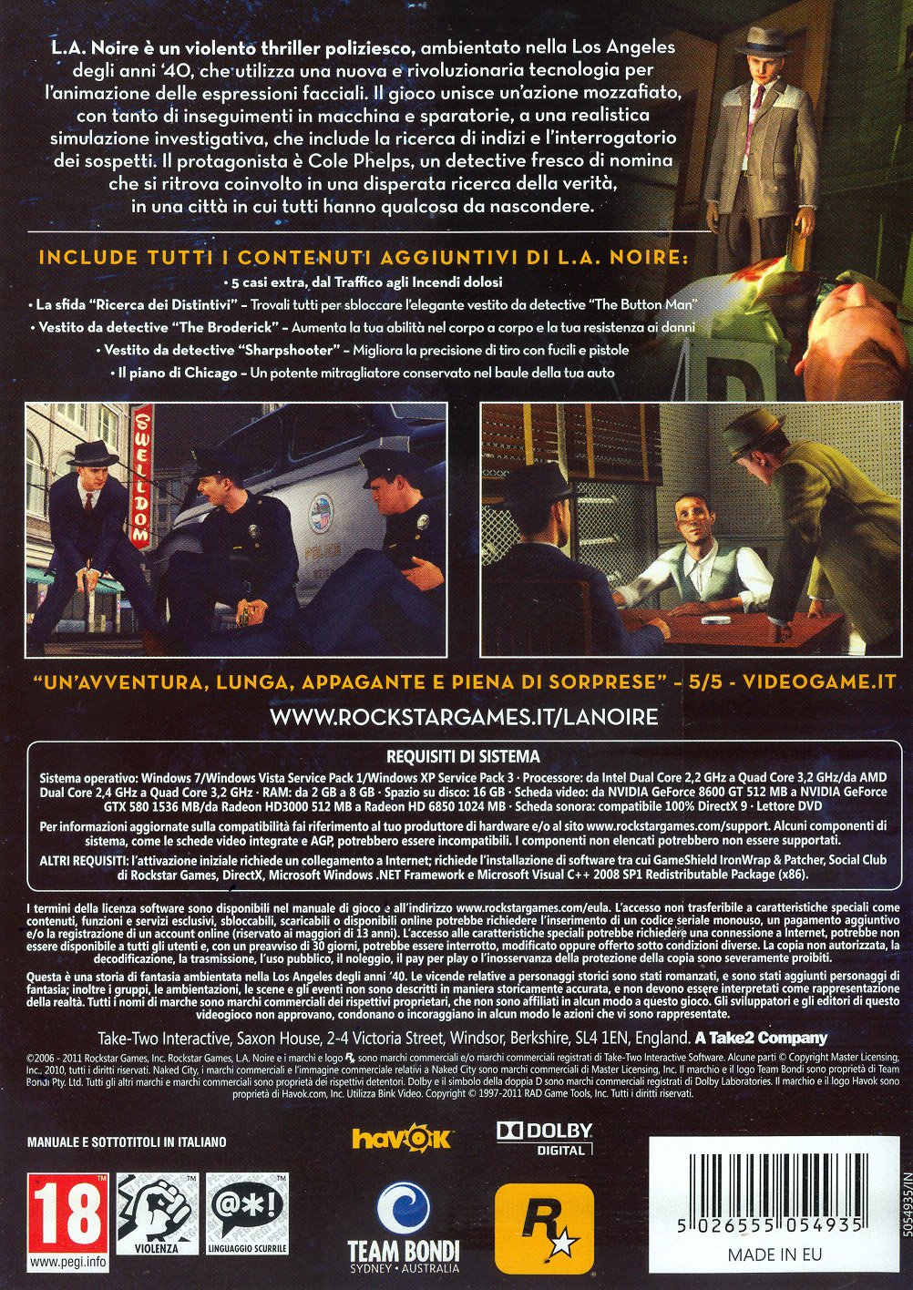 L.A. Noire [PC]